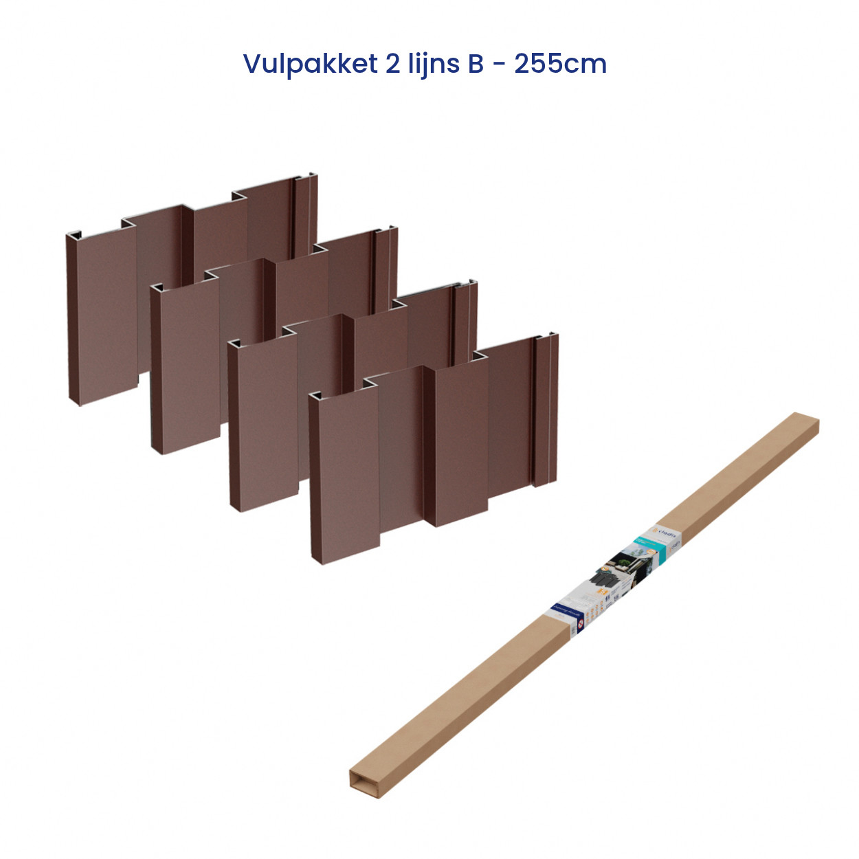 Cladix Aluminium Gevelbekleding Walnootbruin